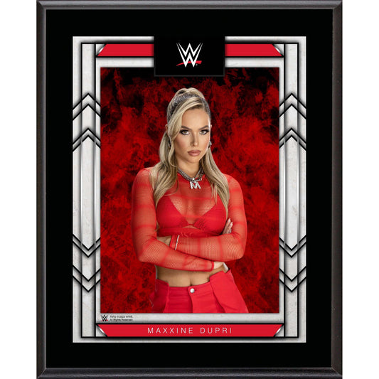 Maxxine Dupri WWE 10.5" x 13" Sublimated Plaque