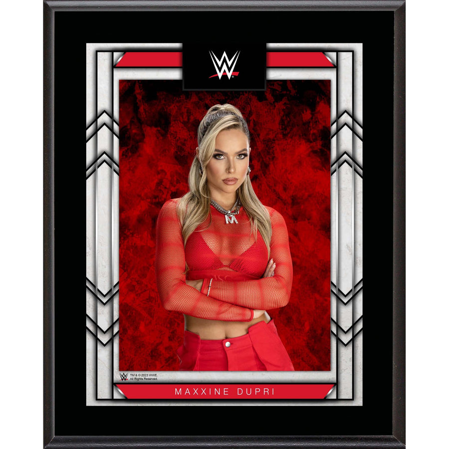 Maxxine Dupri WWE 10.5" x 13" Sublimated Plaque