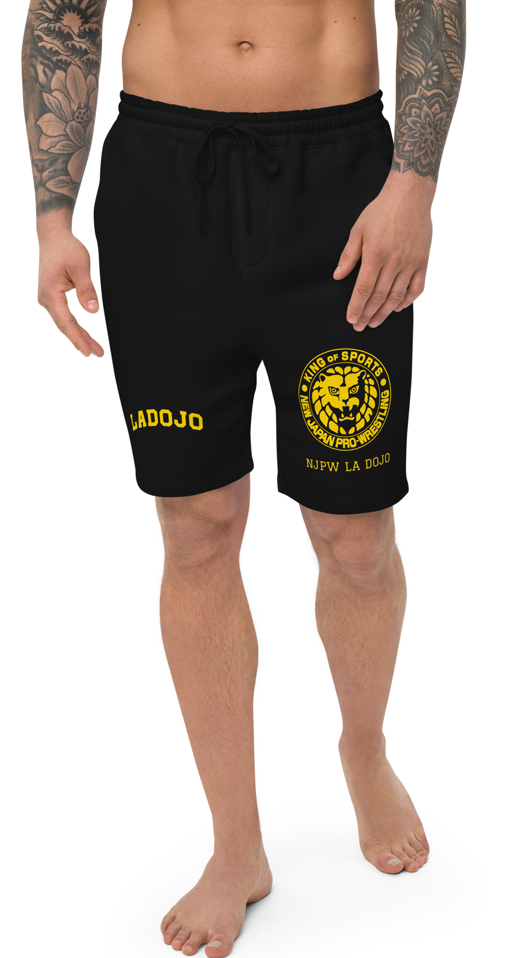 NJPW LA DOJO Men's fleece shorts PW Catalog