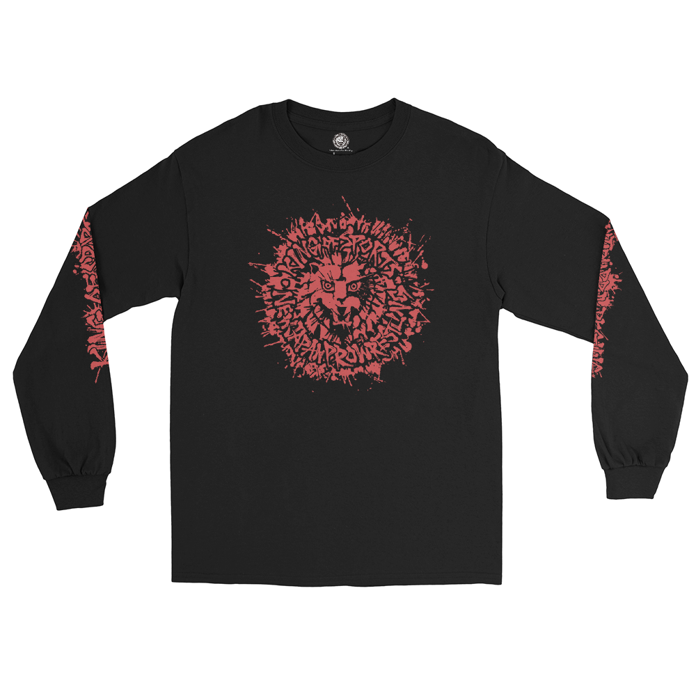 Lion Mark Long Sleeve (2025 Black & Red) T-Shirt PW Catalog
