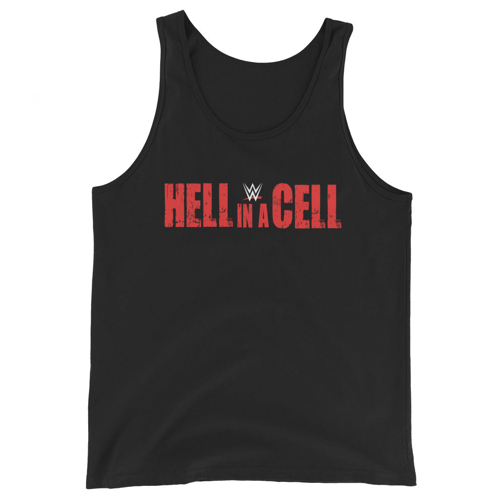 [Color:Black] WWE Hell in a Cell Logo Tank Top