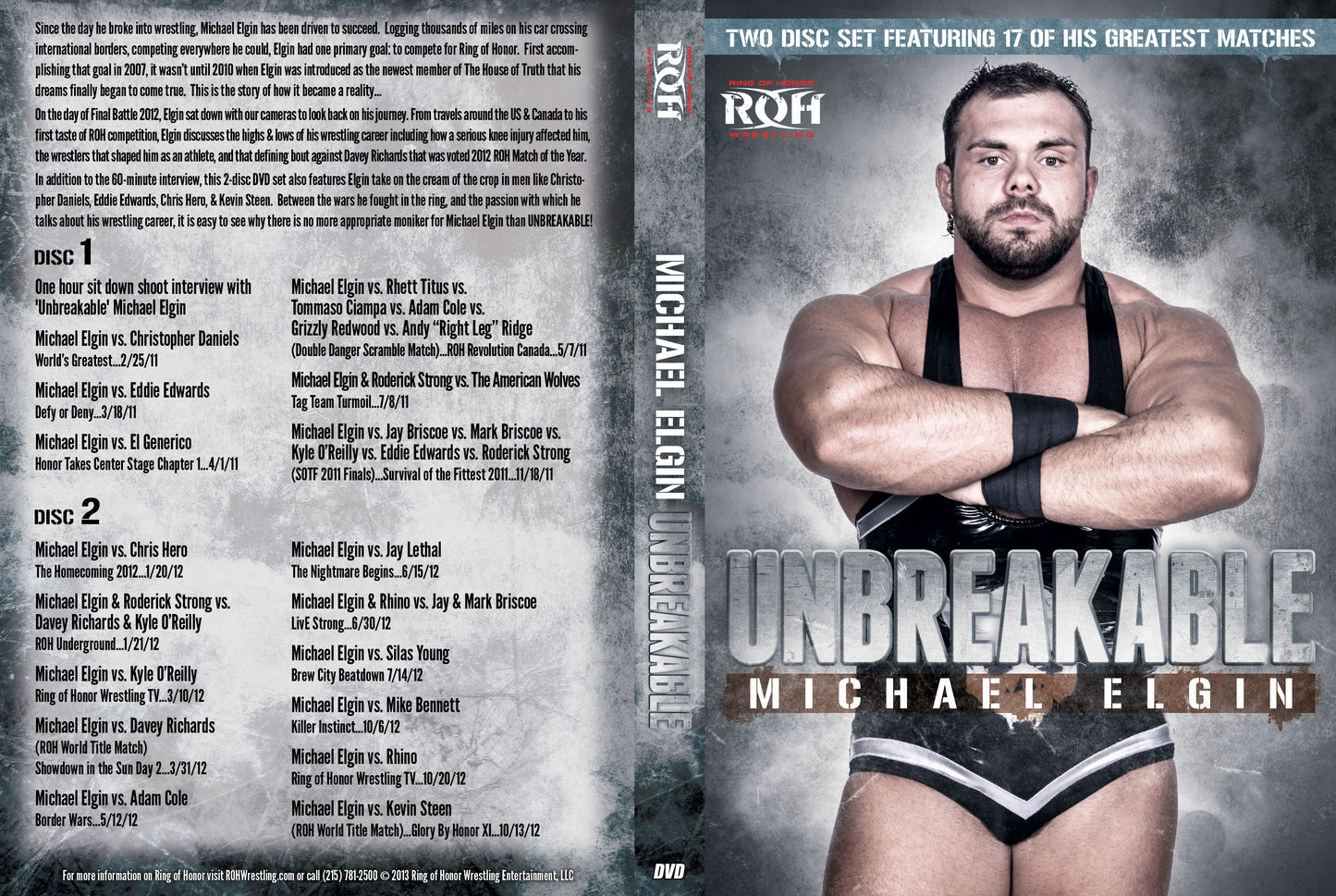 Michael Elgin: Unbreakable (2 Disc Set)