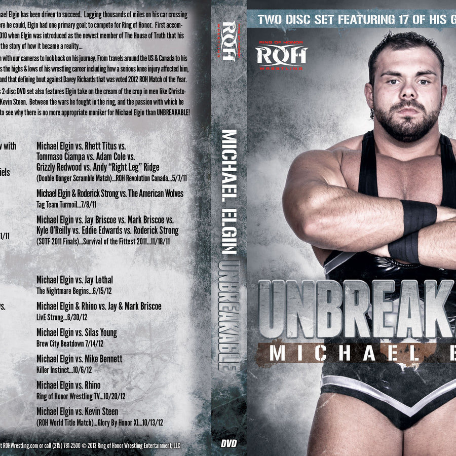 Michael Elgin: Unbreakable (2 Disc Set)