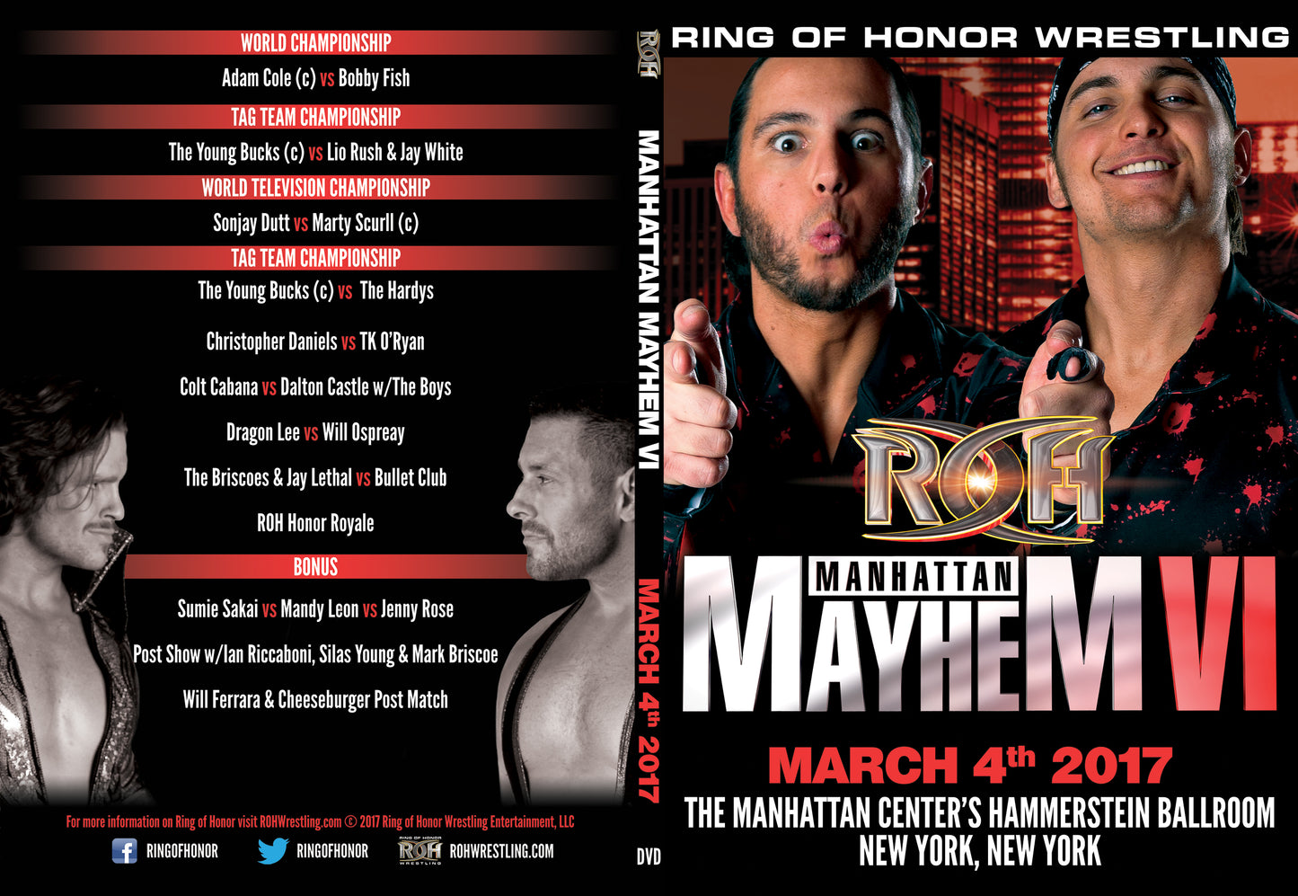 03/04/16 MANHATTAN MAYHEM-NEW YORK,NY (DVD)