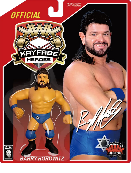 KWK Kayfabe Heroes Barry Horowitz [Blue Trunks, Red Card] PW Catalog