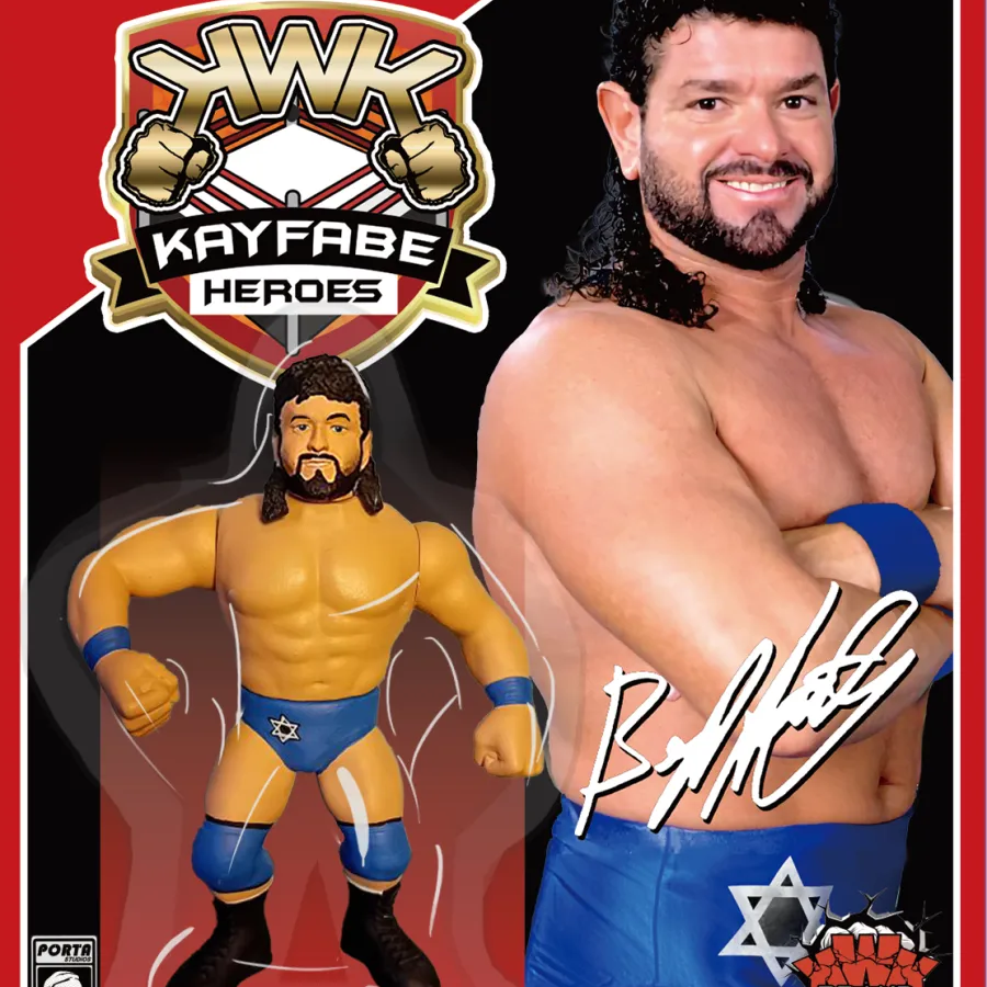 KWK Kayfabe Heroes Barry Horowitz [Blue Trunks, Red Card] PW Catalog