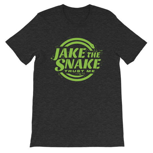 [Color:Dark Grey Heather] Jake The Snake "Trust Me" T-Shirt