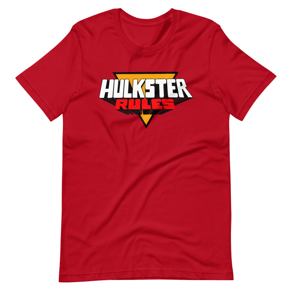 [Color:Red] Hulk Hogan "Hulkster Rules" T-Shirt
