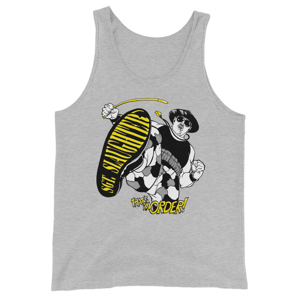 [Color:Athletic Heather] Sgt. Slaughter "That's An Order" Tank Top