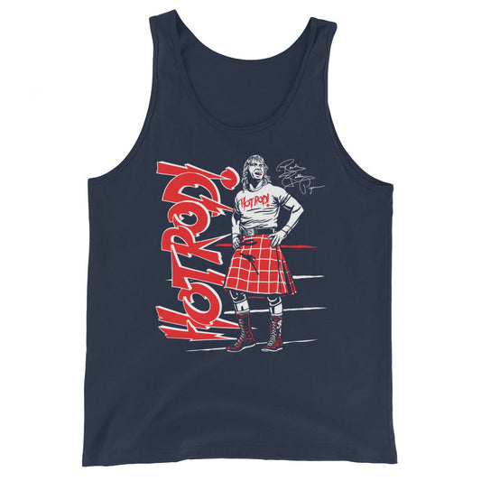 [Color:Navy] Rowdy Roddy Piper "Signature" Tank Top