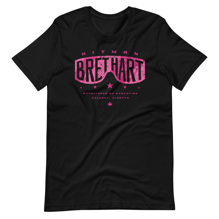[Color:Black] Bret Hart "Sunglasses" T-Shirt