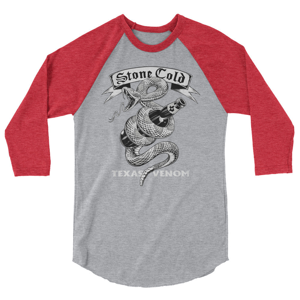 Stone Cold Steve Austin "Texas Venom" 3/4 Sleeve Raglan Shirt