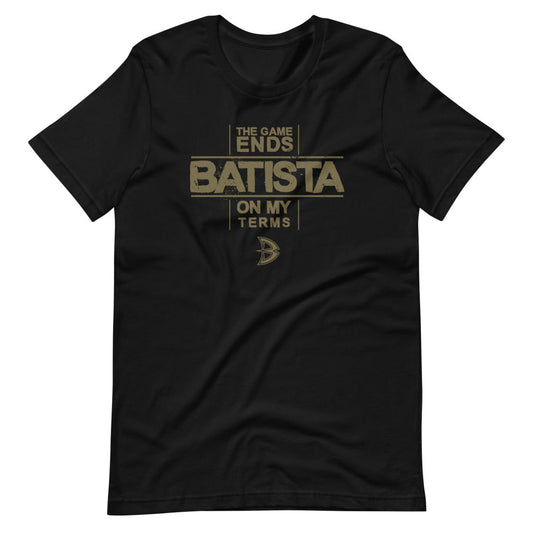 [Color:Black] Batista "On My Terms" T-Shirt