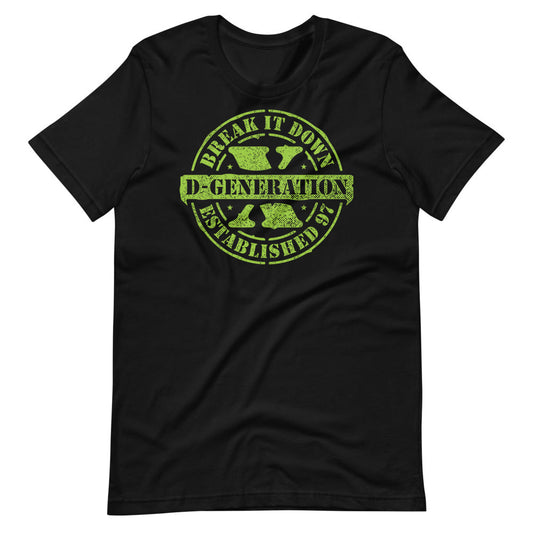 [Color:Black] D-Generation X "Established" T-Shirt
