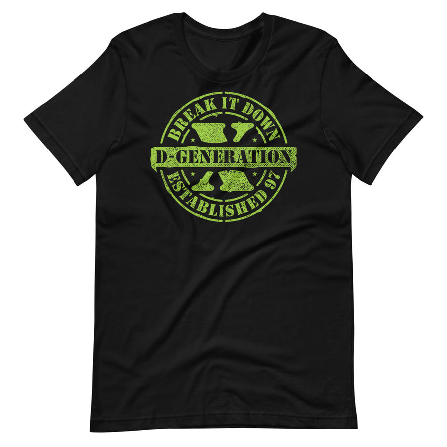 [Color:Black] D-Generation X "Established" T-Shirt