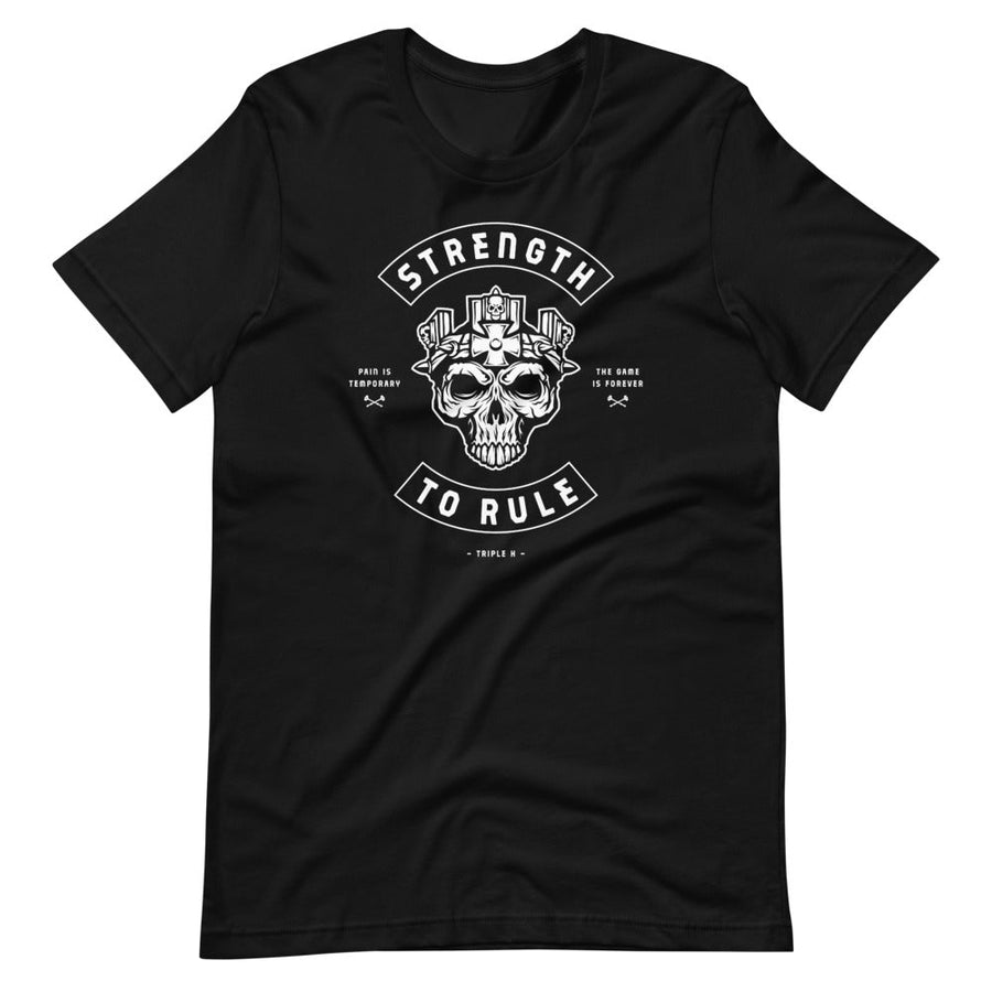 [Color:Black] Triple H "Strength To Rule" T-Shirt