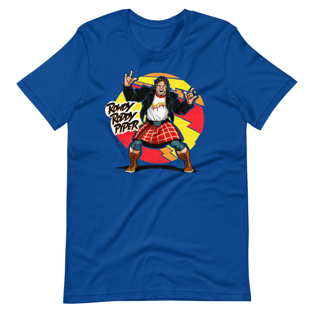 [Color:True Royal] Rowdy Roddy Piper "Illustrated" T-Shirt