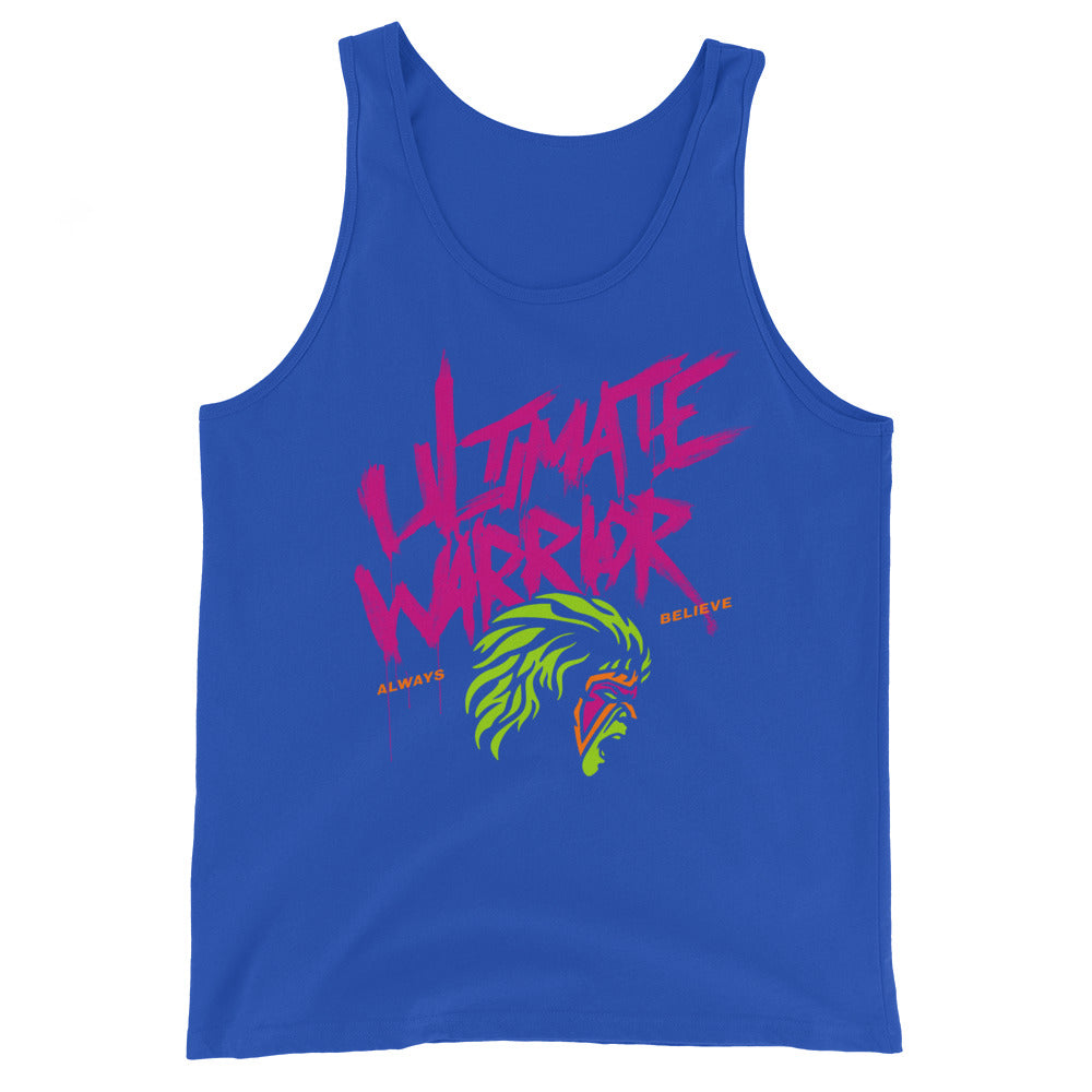 [Color:True Royal] Ultimate Warrior "Always Believe" Tank Top