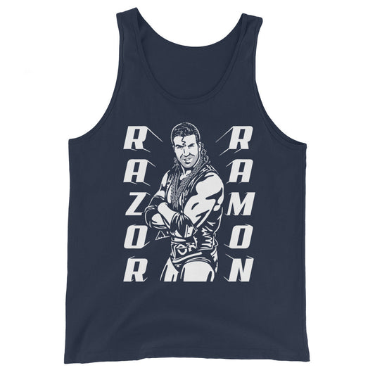 Razor Ramon "Illustrated" Tank Top Tank Top Navy PWcatalog