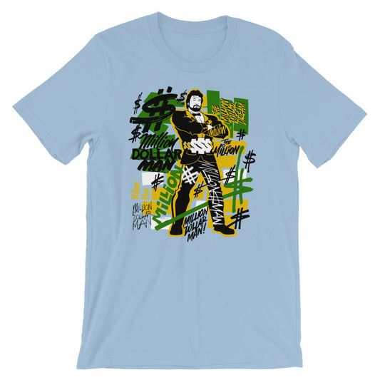 [Color:Light Blue] “Million Dollar Man” Ted DiBiase "Millions" T-Shirt