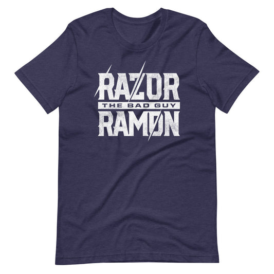 Razor Ramon "Bad Guy Logo" T-Shirt T-Shirt Heather Midnight Navy PWcatalog