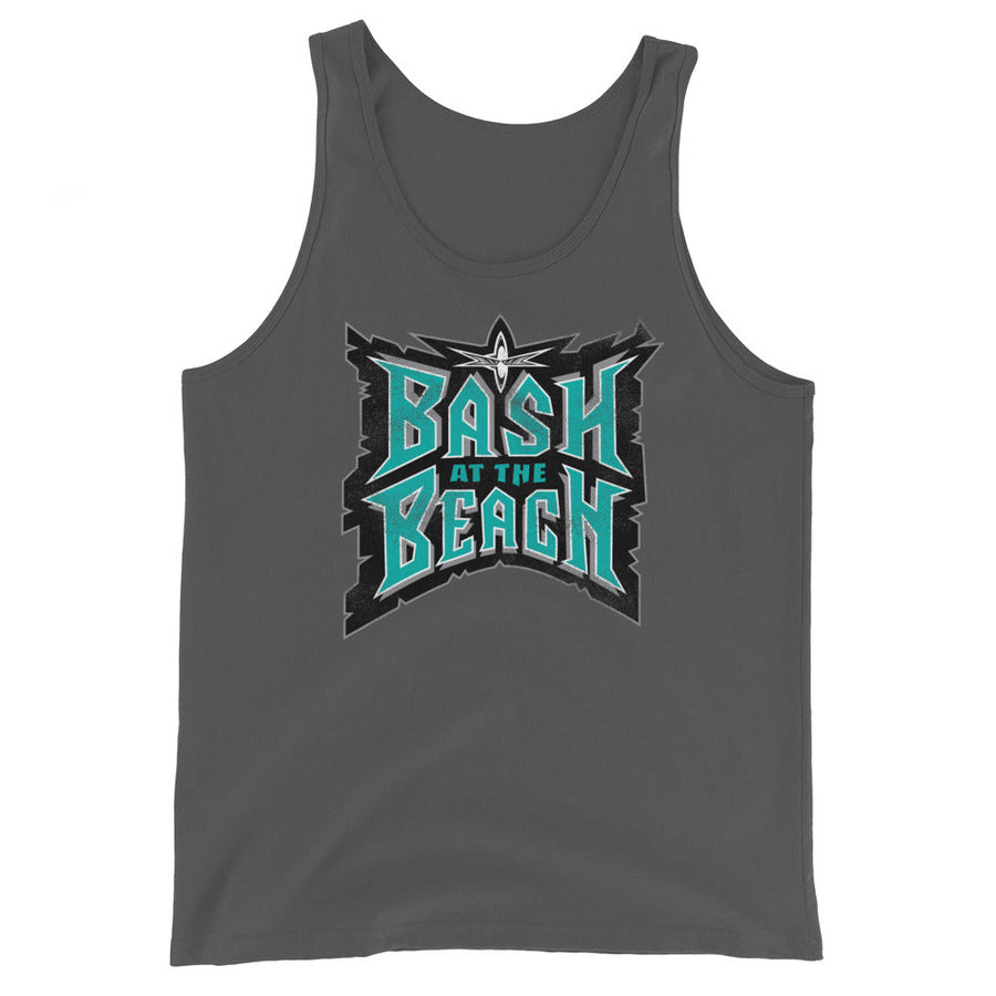 [Color:Asphalt] WCW Bash At The Beach Old School Tank Top