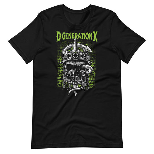 [Color:Black] D-Generation X "Snake Skull" T-Shirt