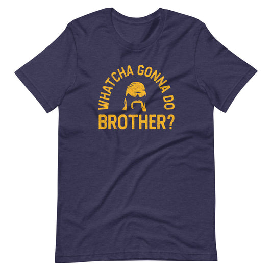 [Color:Heather Midnight Navy] Hulk Hogan "Whatcha Gonna Do" T-Shirt