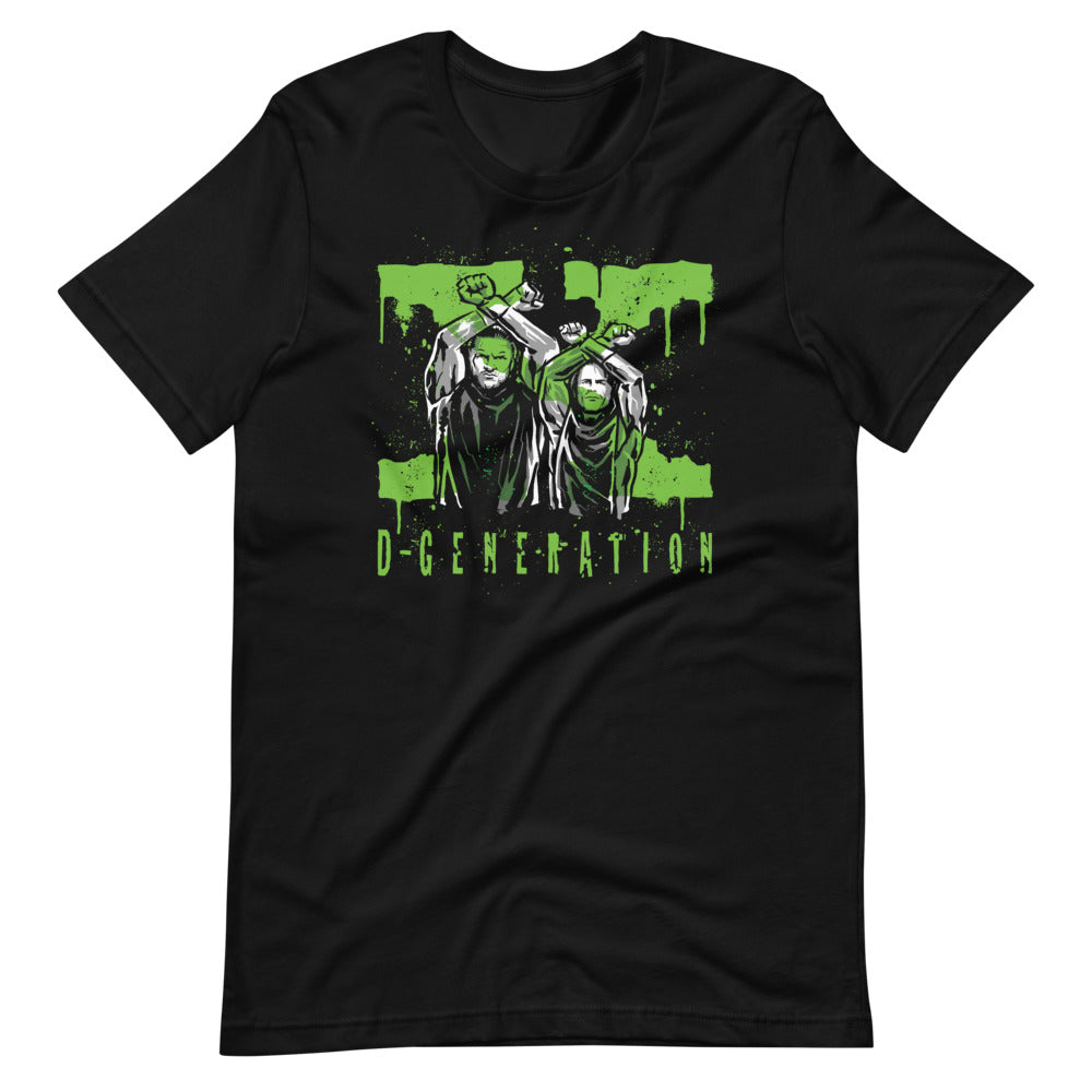 [Color:Black] D-Generation X "X Illustrated" T-Shirt