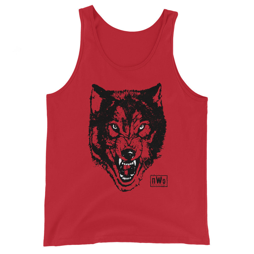 [Color:Red] nWo "Wolfpac Wolf" Tank Top