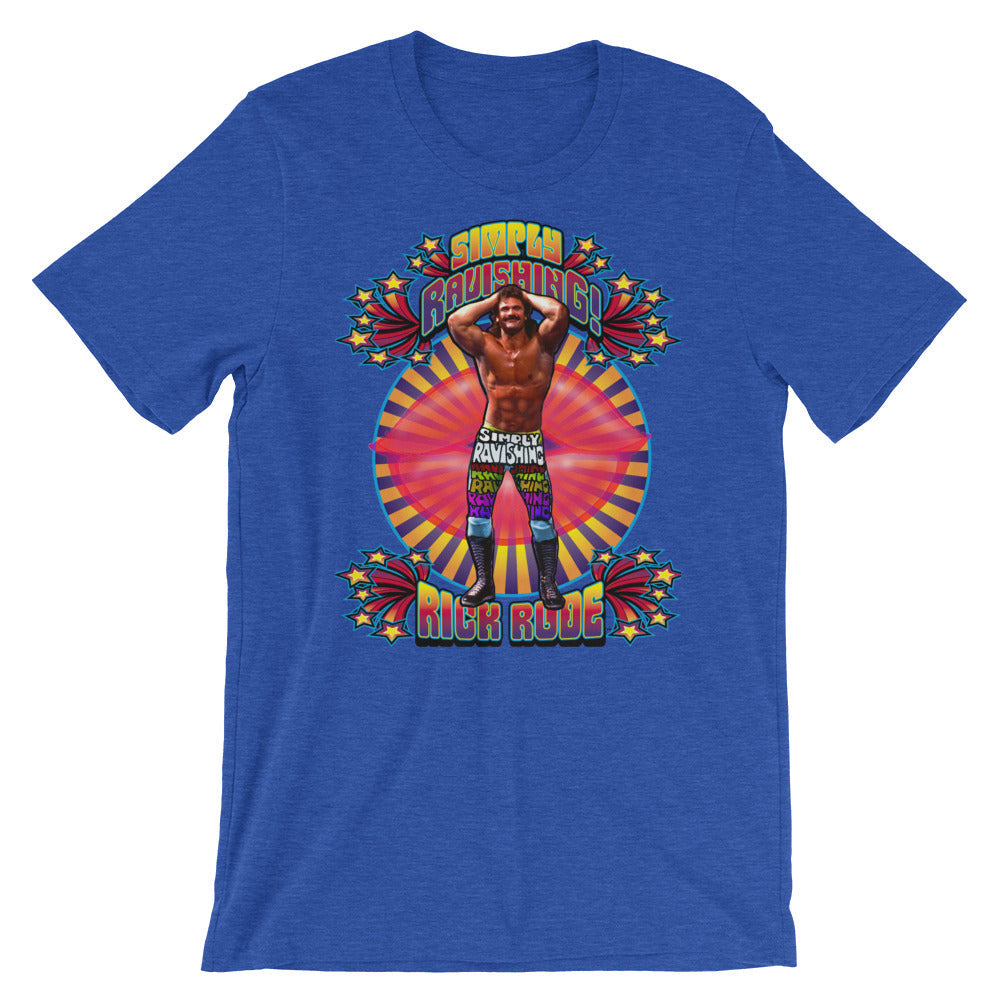 [Color:Heather True Royal] Jake The Snake Roberts "Snake & Bone" T-Shirt
