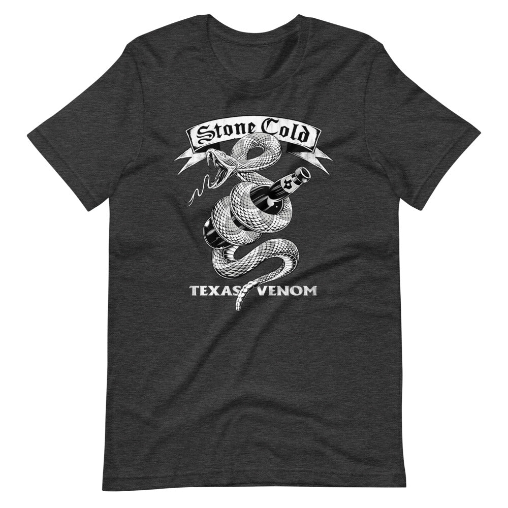 [Color:Dark Grey Heather] Stone Cold Steve Austin "Texas Venom" T-Shirt