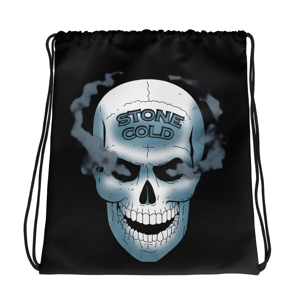 Stone Cold Steve Austin "Smoking Skull" Drawstring Bag
