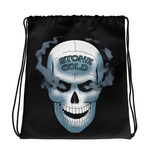 Stone Cold Steve Austin "Smoking Skull" Drawstring Bag