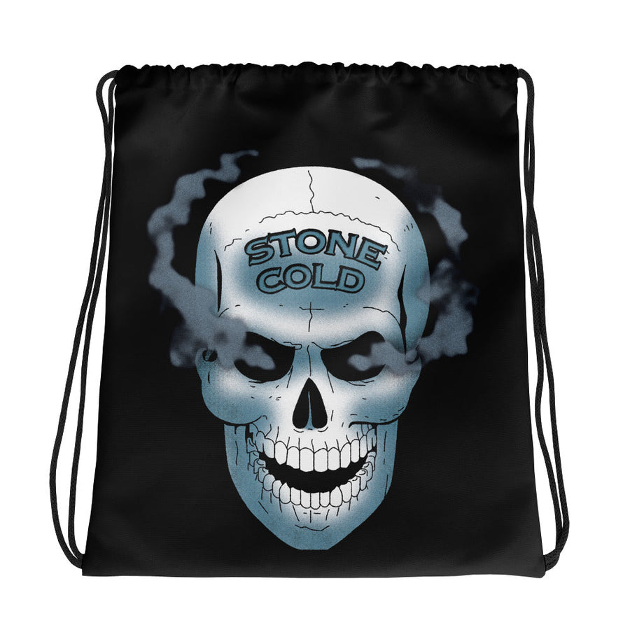 Stone Cold Steve Austin "Smoking Skull" Drawstring Bag