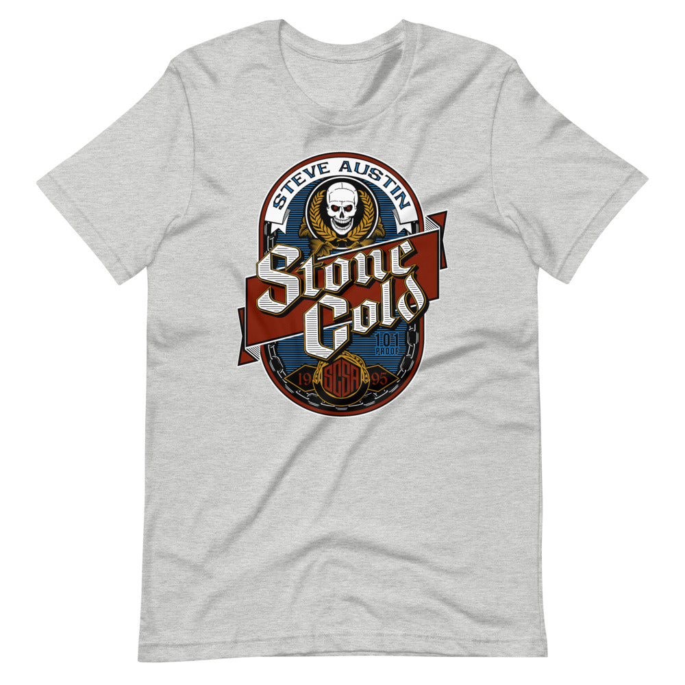 [Color:Athletic Heather] Stone Cold Steve Austin "101 Proof" T-Shirt