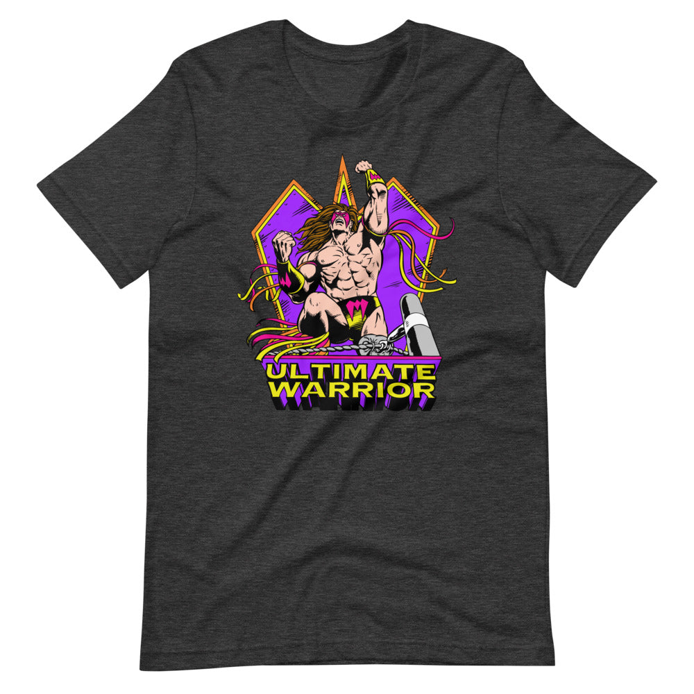 [Color:Dark Grey Heather] Ultimate Warrior "Ropes" T-Shirt