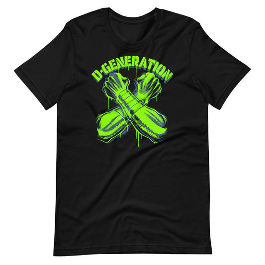 [Color:Black] D-Generation X "X" T-Shirt