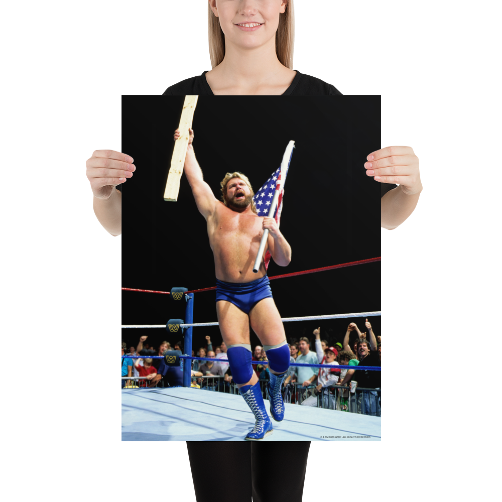 Hacksaw Jim Duggan "Ring" Photo Poster