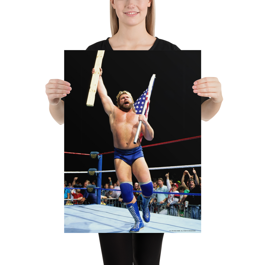 Hacksaw Jim Duggan "Ring" Photo Poster