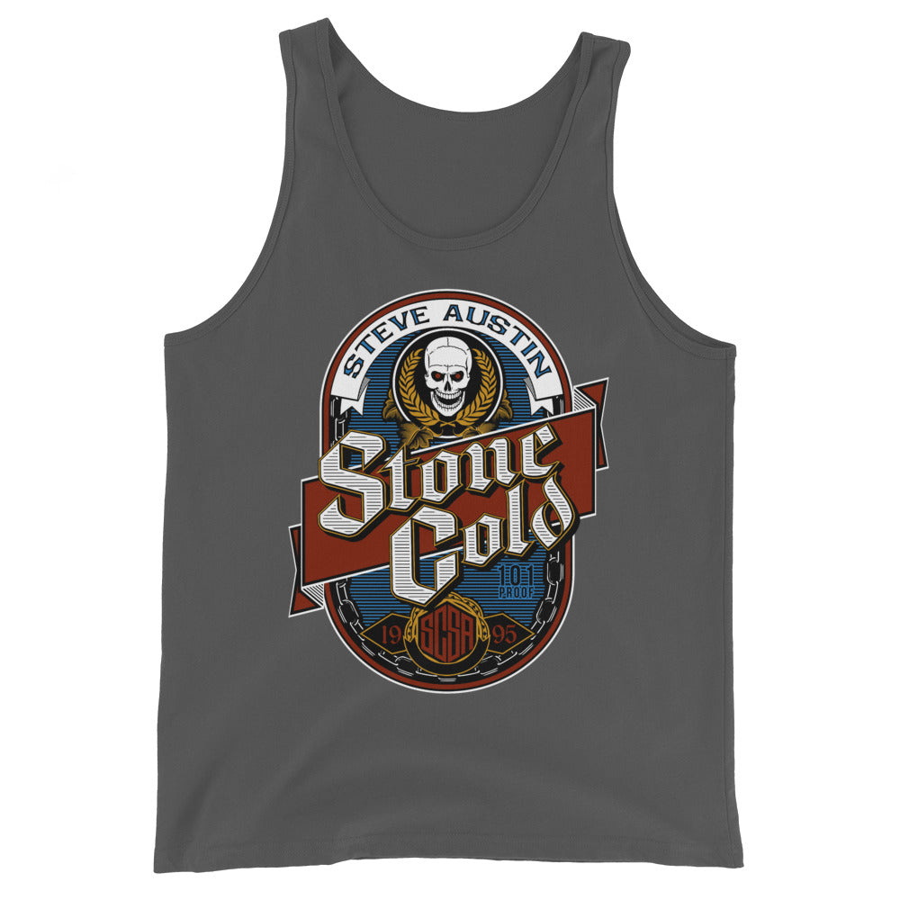 [Color:Asphalt] Stone Cold Steve Austin "101 Proof" Tank Top