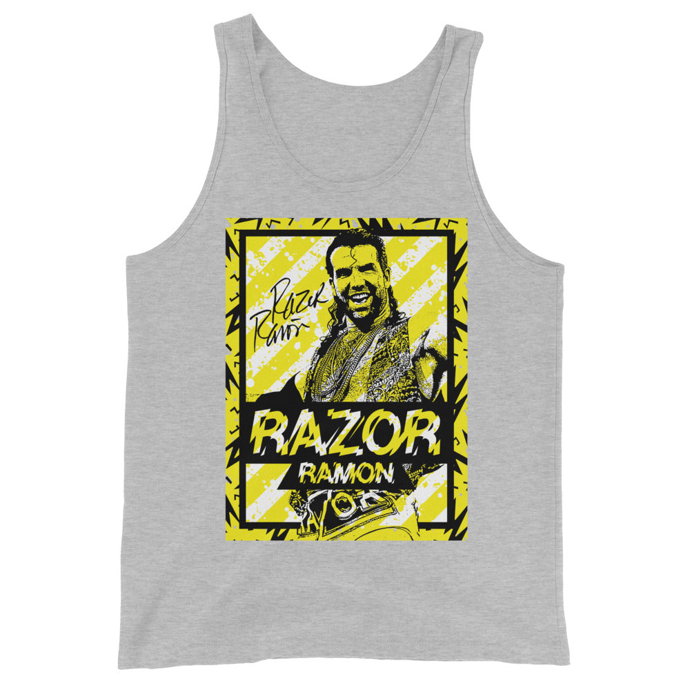 [Color:Athletic Heather] Razor Ramon "Signature" Tank Top
