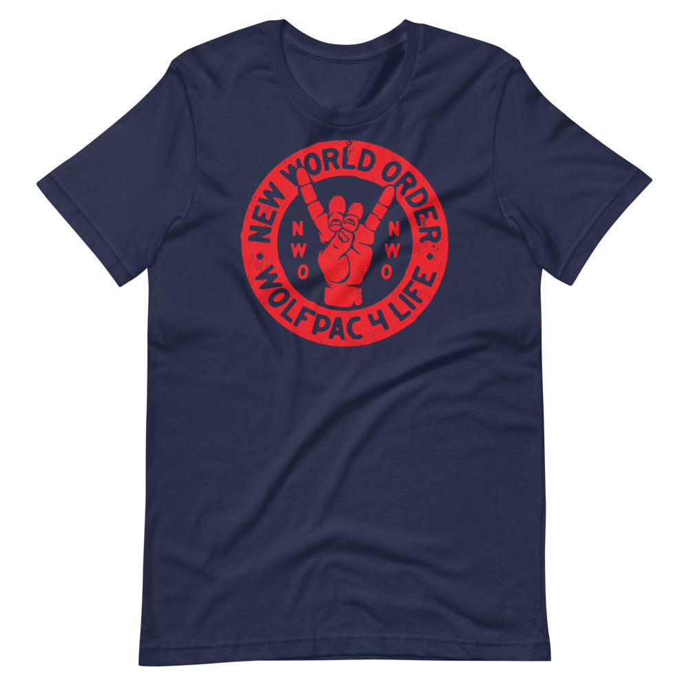 nWo "Wolfpac Badge" T-Shirt