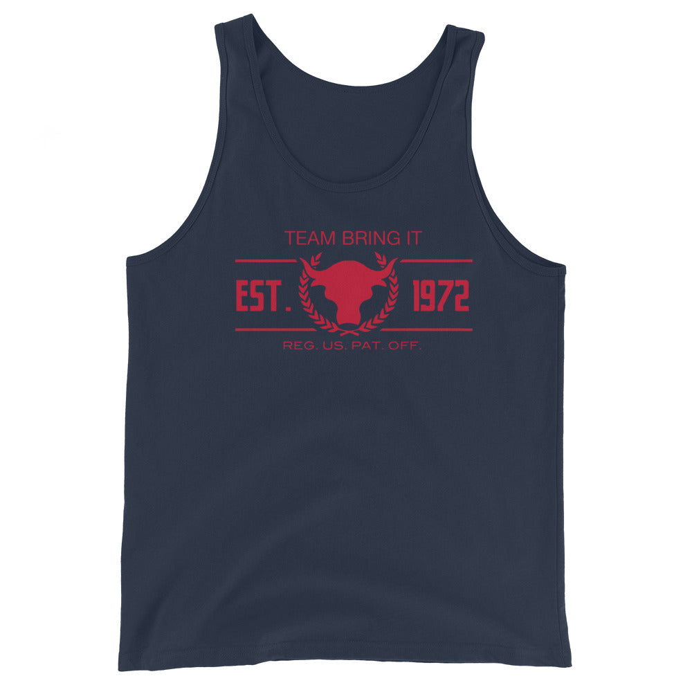 [Color:Navy] The Rock "Est. 1972" Tank Top
