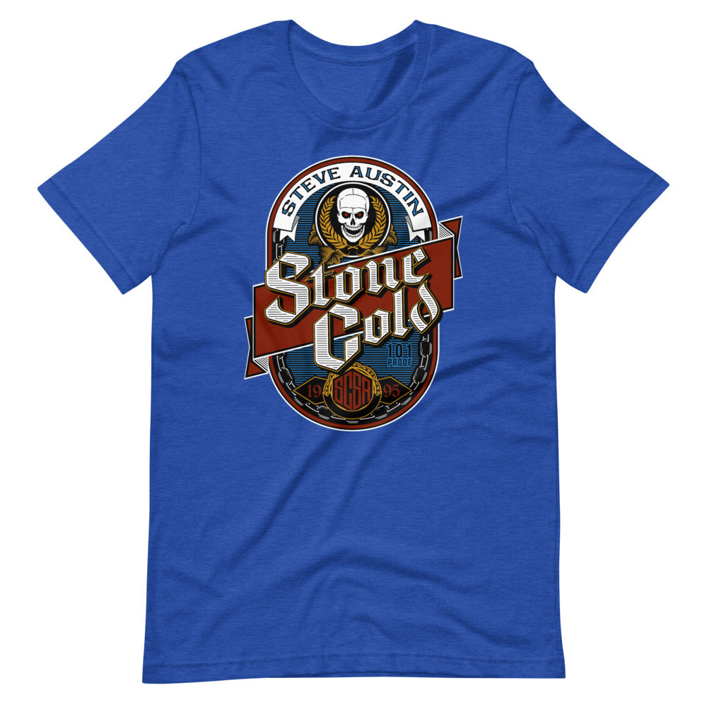 [Color:Heather True Royal] Stone Cold Steve Austin "101 Proof" T-Shirt