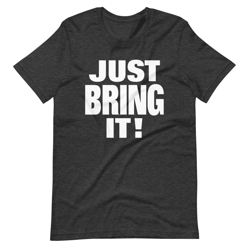 [Color:Dark Grey Heather The Rock "Just Bring It" T-Shirt