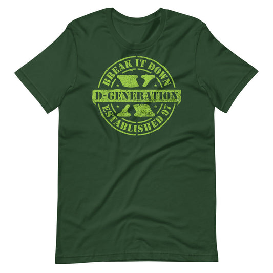 [Color:Forest] D-Generation X "Established" T-Shirt