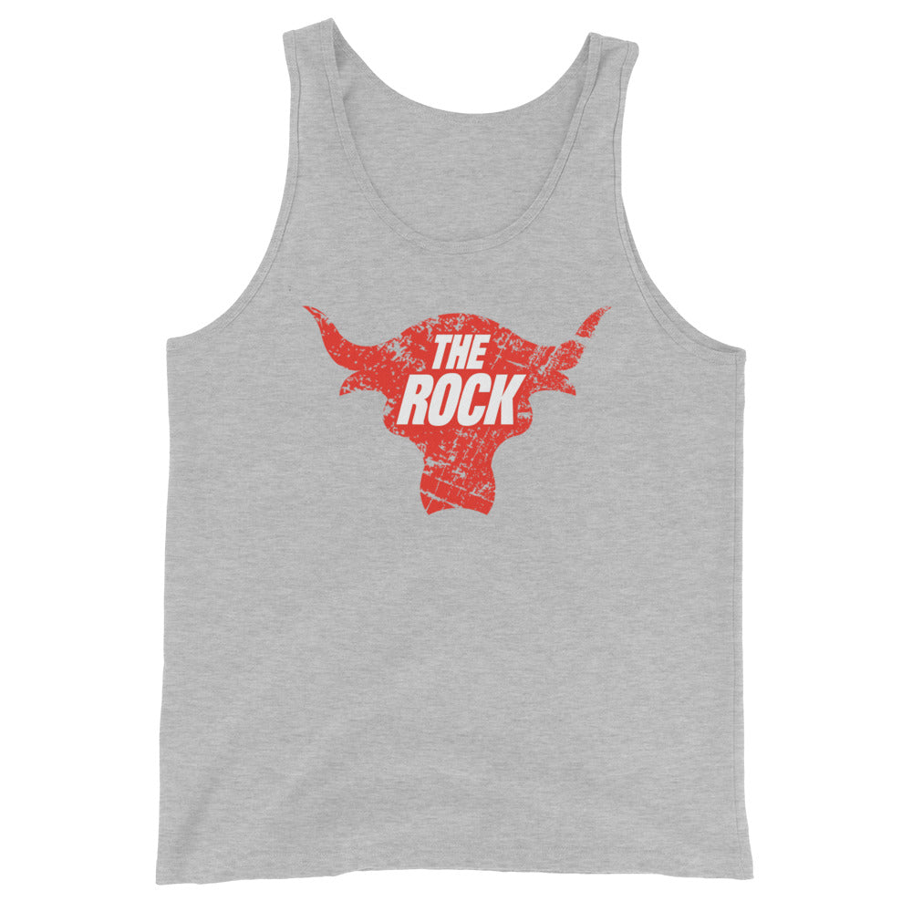 [Color:Athletic Heather] The Rock "Brahma Bull" Tank Top