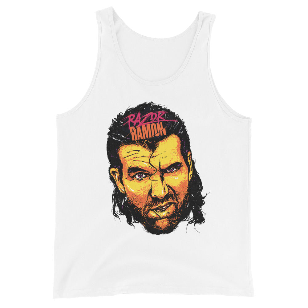 [Color:White] Razor Ramon "The Bad Guy" Tank Top