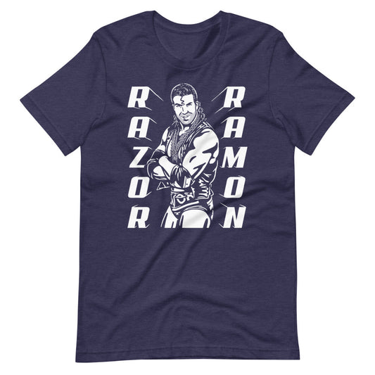 Razor Ramon "Illustrated" T-Shirt T-Shirt Heather Midnight Navy PWcatalog